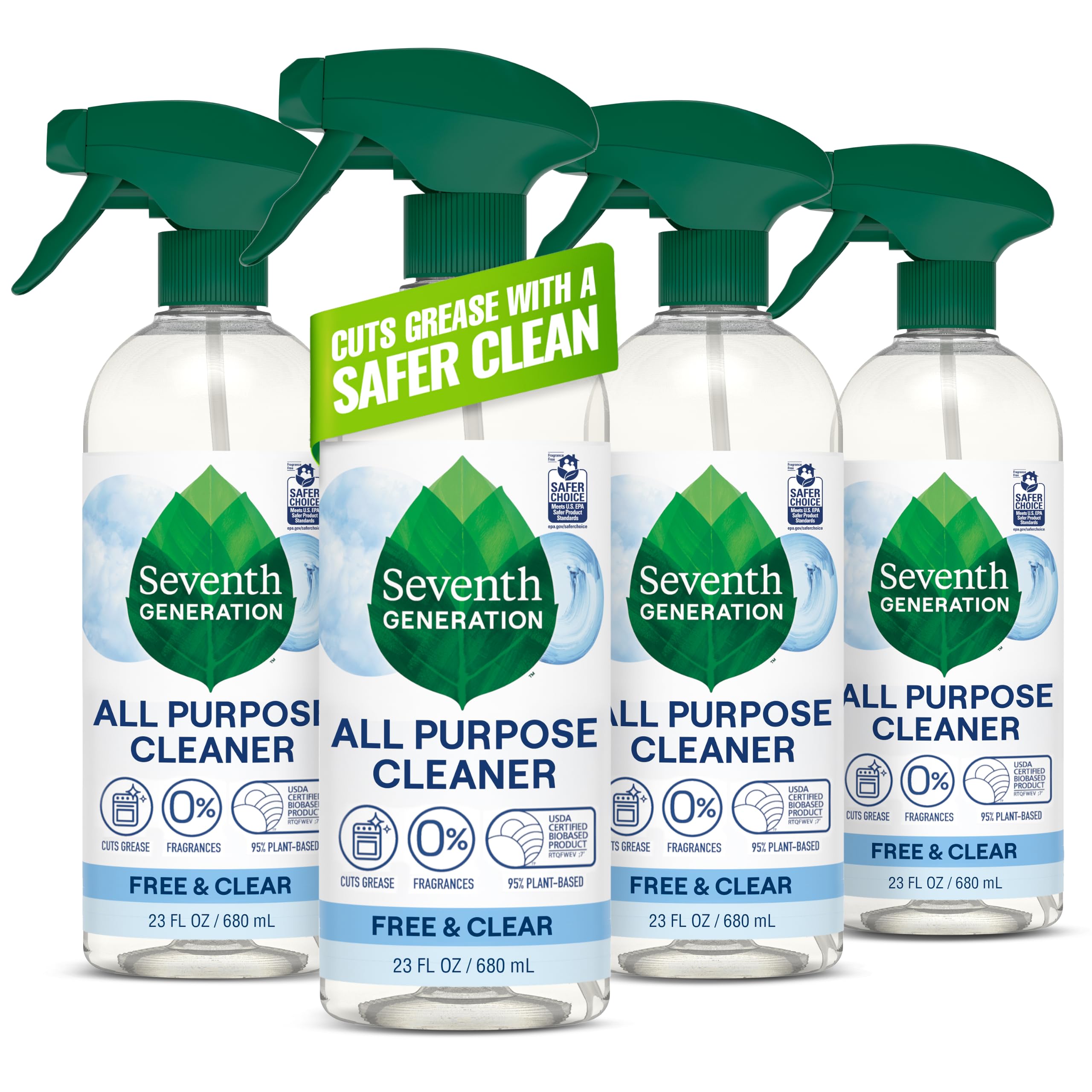 nana　クレンザー業務用　ソリューション Amazon.com: Seventh Generation All Purpose Cleaner, Free & Clear